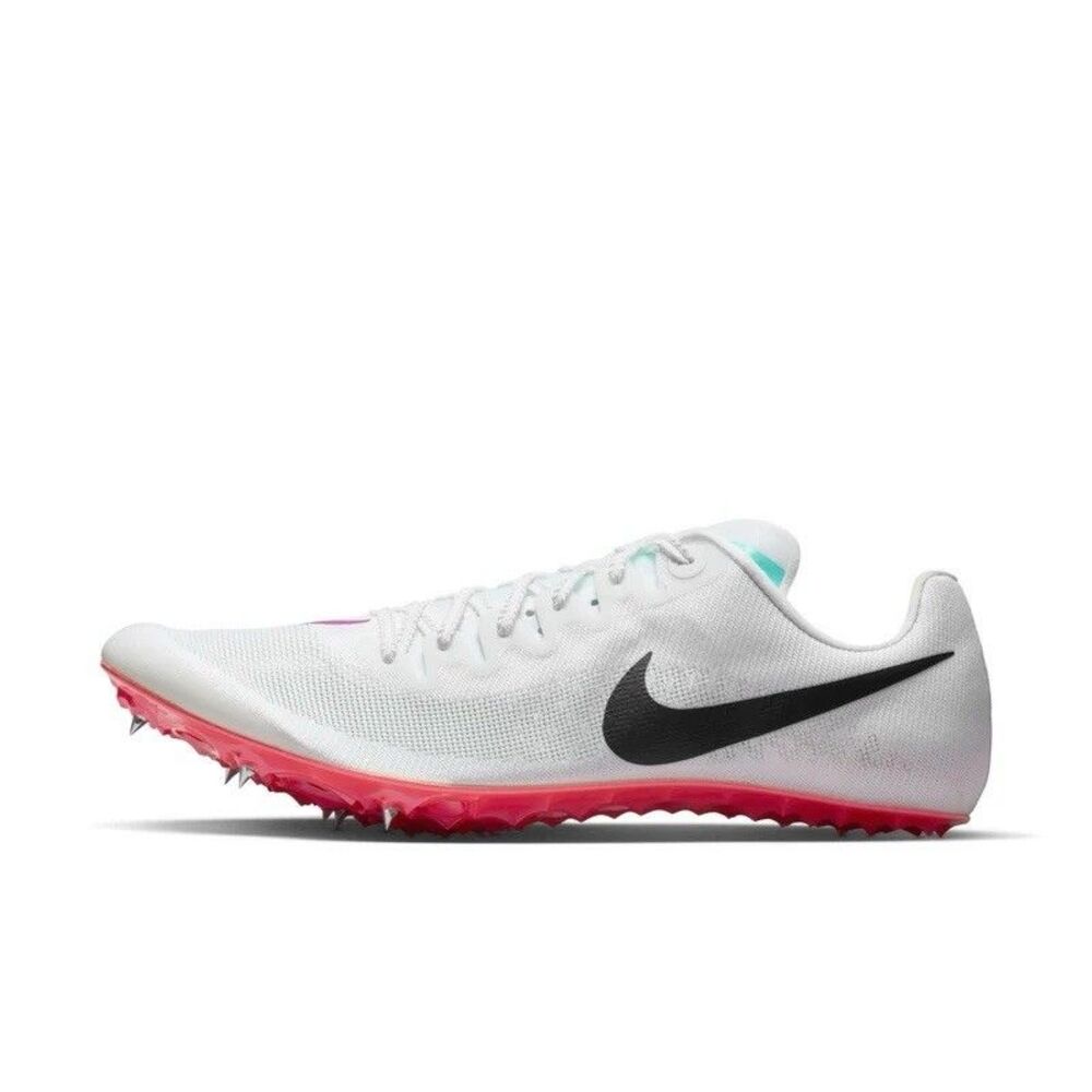 Size 8 Nike Zoom Ja Fly 4 White Bright Crimson Mens Track Spikes DR2741-101